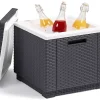 Allibert Bijzettafel/Koelbox Cube (42X42 Cm)