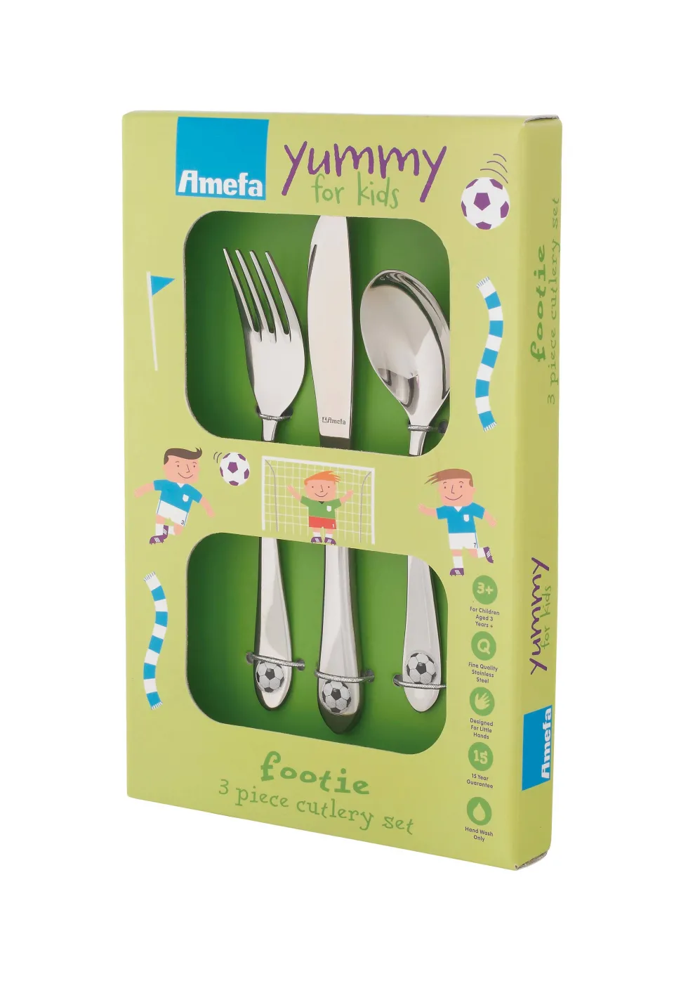 Amefa Bestekset Footie (Kinderen) (3-Delig)