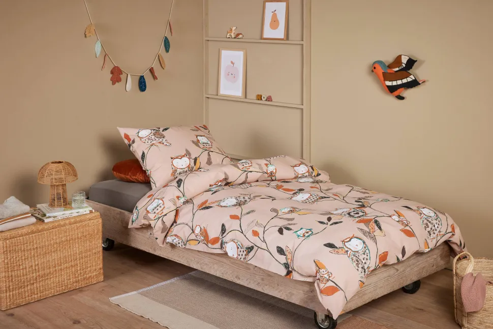 Beddinghouse Katoenen Dekbedovertrek Baby Owlsome (100X135 Cm)