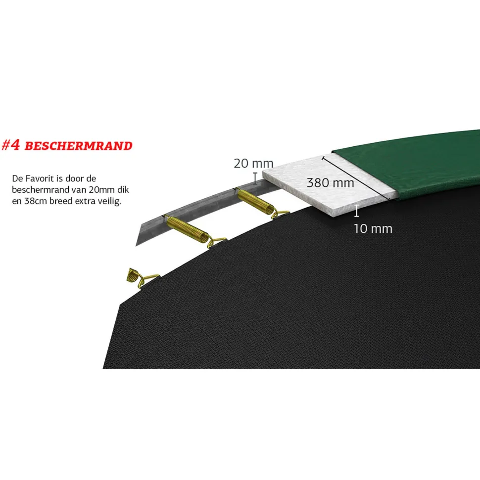 Berg Favorit Inground Trampoline O270 Cm