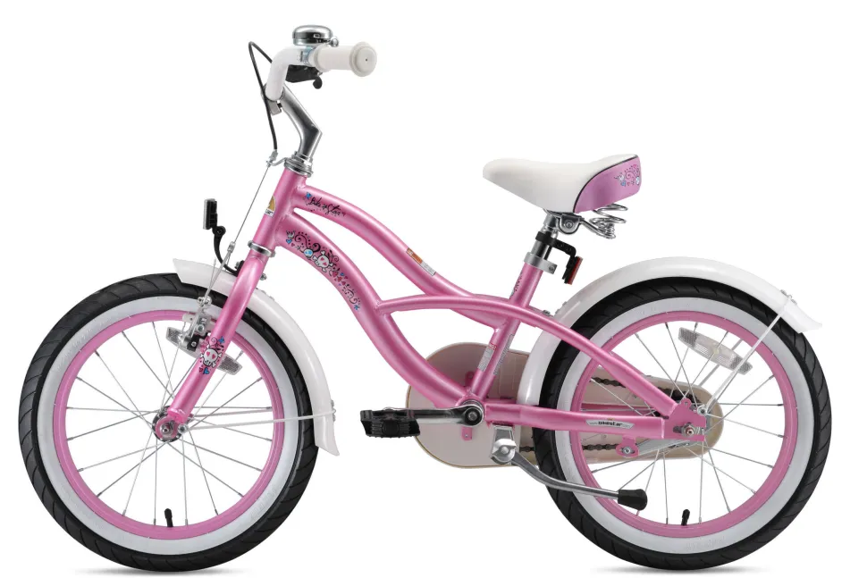 Bikestar Cruiser Kinderfiets 16 Inch Roze
