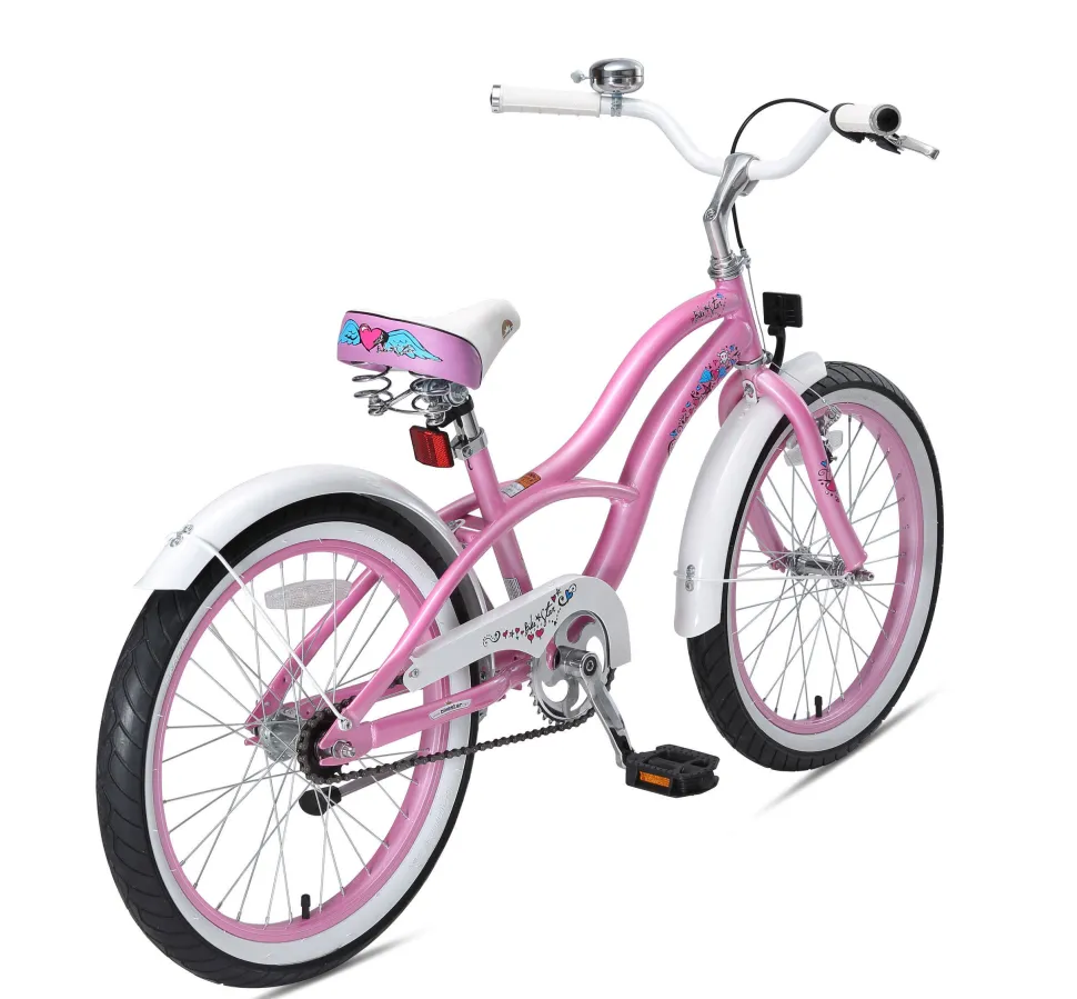 Bikestar Cruiser Kinderfiets 20 Inch Roze