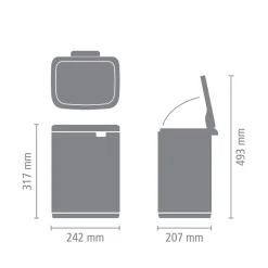 Brabantia Bo Afvalemmer (7L)