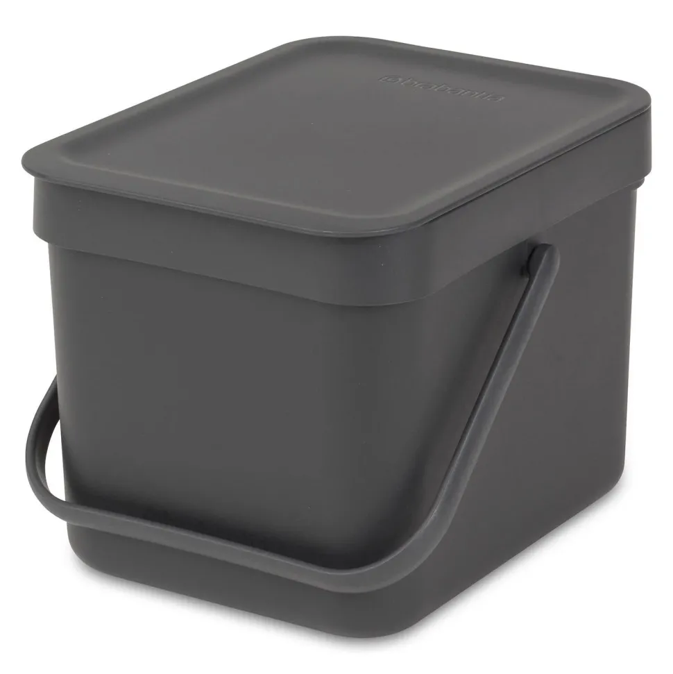 Brabantia Sort & Go Afvalbakje (Aanrecht) (6L)