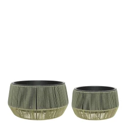 Decoris Bloempotten Ruby Set Van 2 (O48 En O36 Cm)