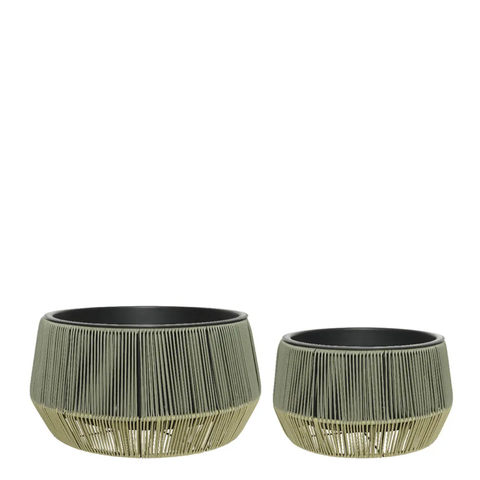 Decoris Bloempotten Ruby Set Van 2 (O48 En O36 Cm)