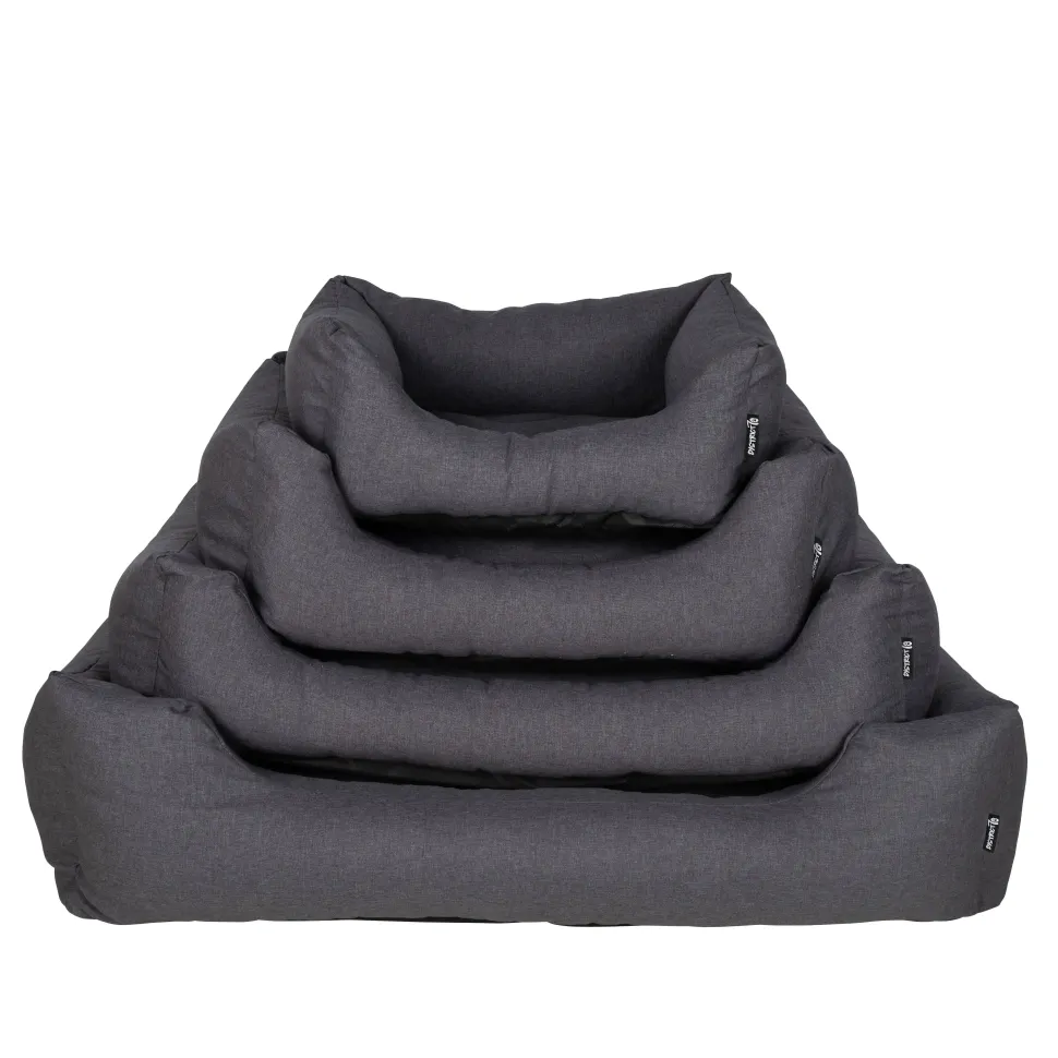 District 70 Classic Hondenmand - Charcoal Grey - M - 80 X 60 Cm