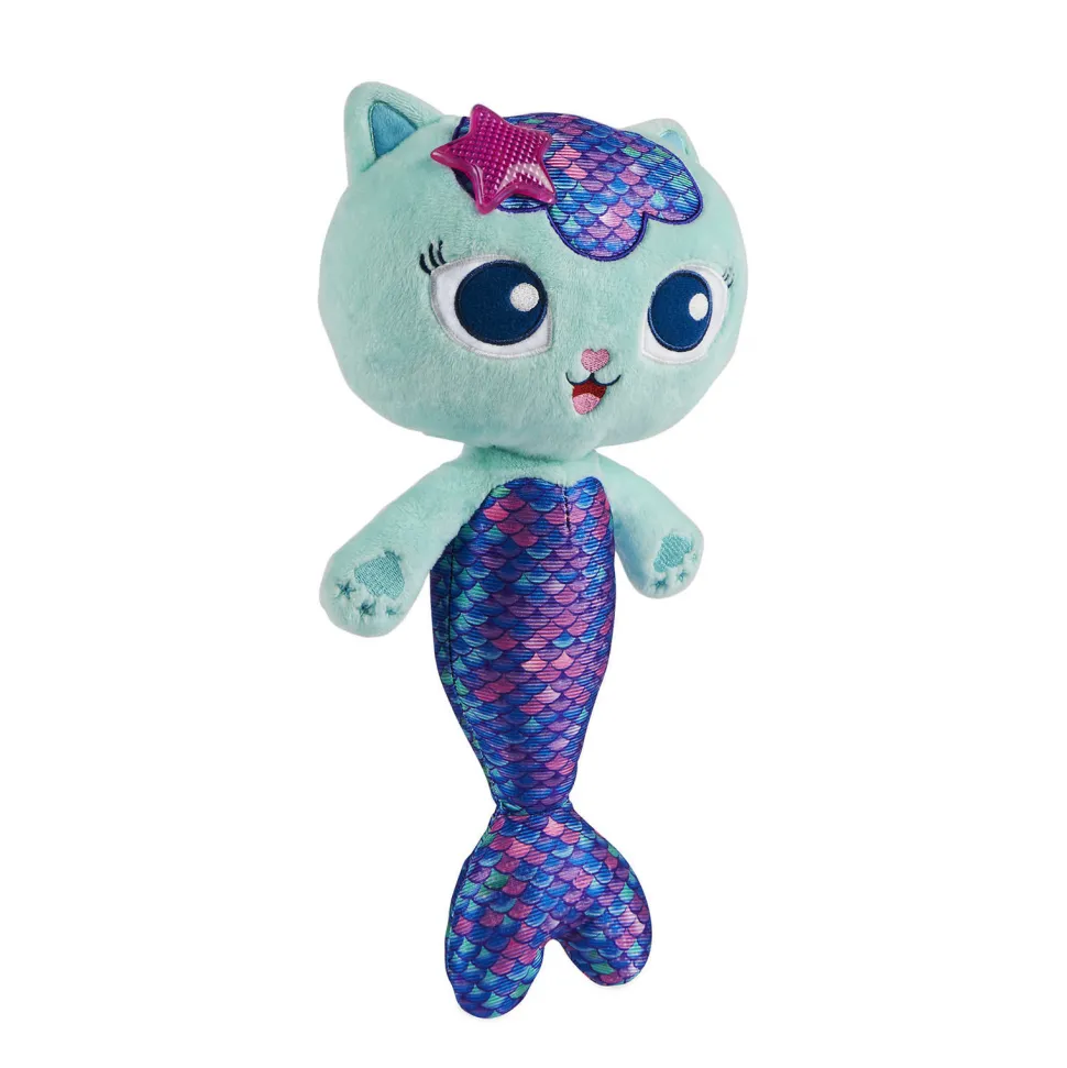 Gabby'S Dollhouse Gabby'S Poppenhuis Meerminkat Met Licht En Geluid Interactieve Knuffel