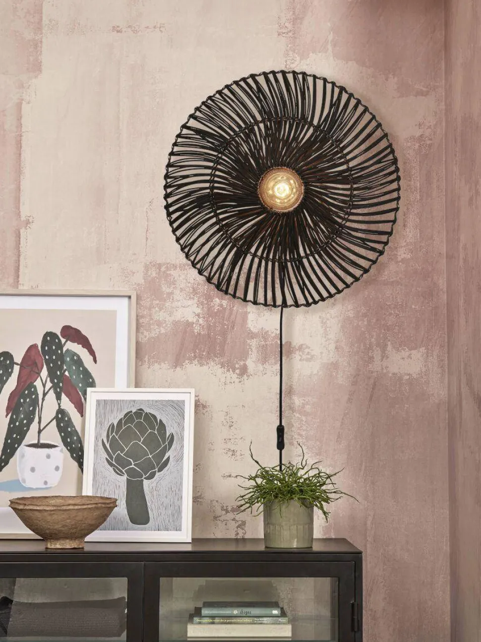 Good&Mojo Wandlamp Zanzibar (O55 Cm)