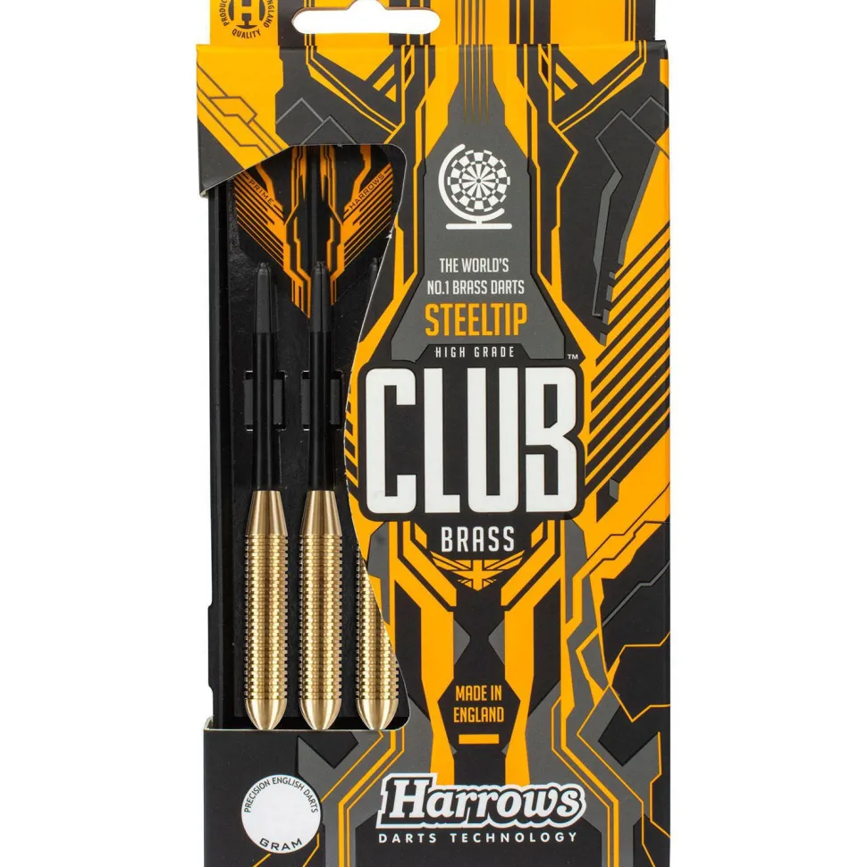 Harrows Club Brass Steeltip Dartpijlen (24 Gram)