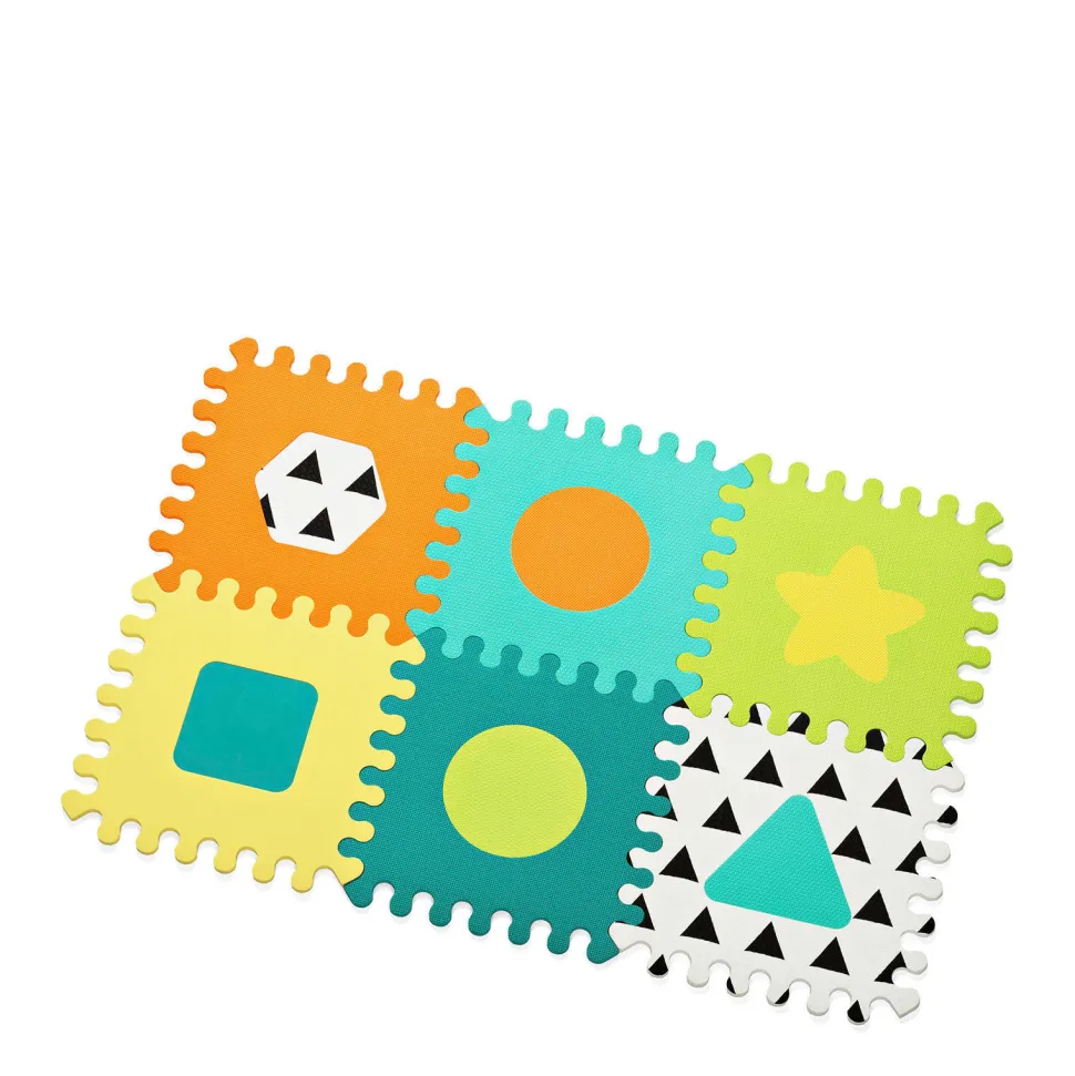 Infantino Main - Soft Foam Puzzle Mat Vloerpuzzel 6 Stukjes