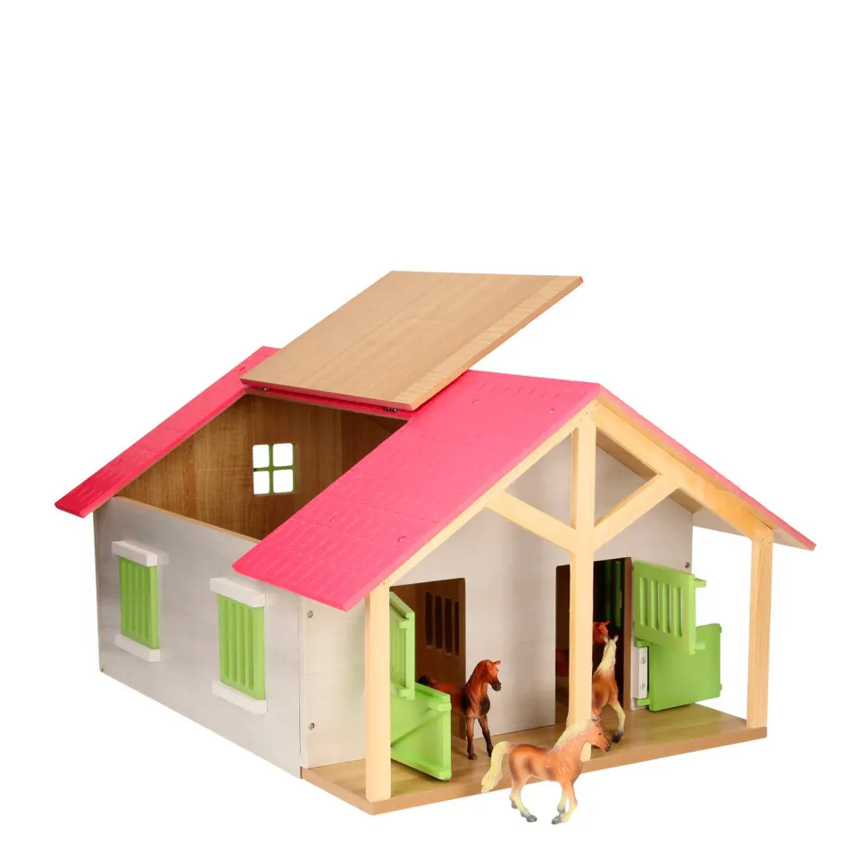 Kids Globe Paardenstal Schaal 1:24