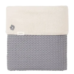 Koeka Oslo Teddy Eenpersoonsdeken Steel Grey/Pebble (200X140 Cm)