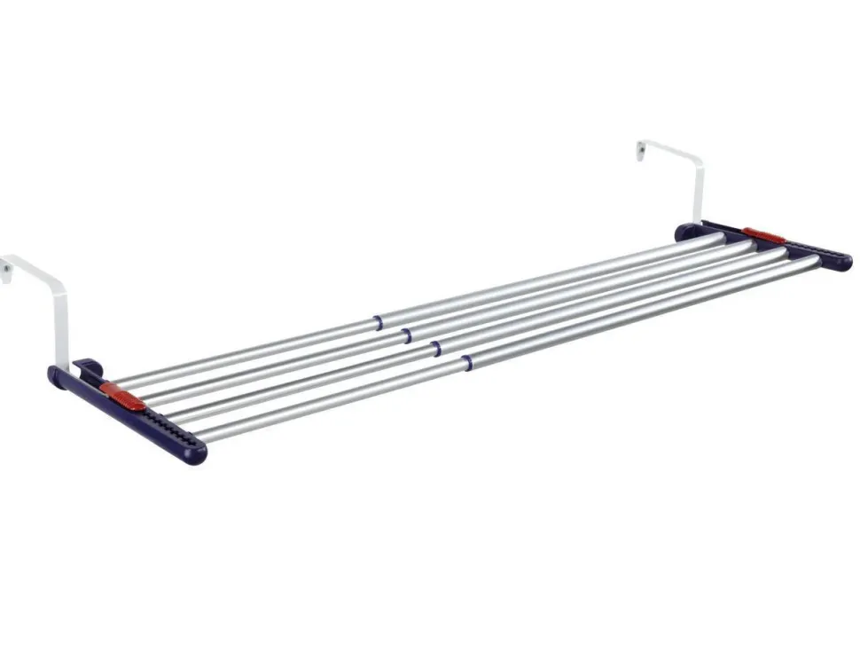 Leifheit Hangend Droogrek Quartett 42 Uitschuifbaar Aluminium - 4,2 M Drooglengte