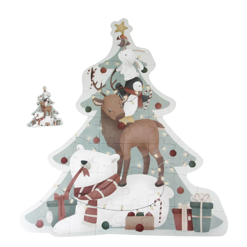 Little Dutch Xl Puzzle Kerst Fsc Legpuzzel 35 Stukjes