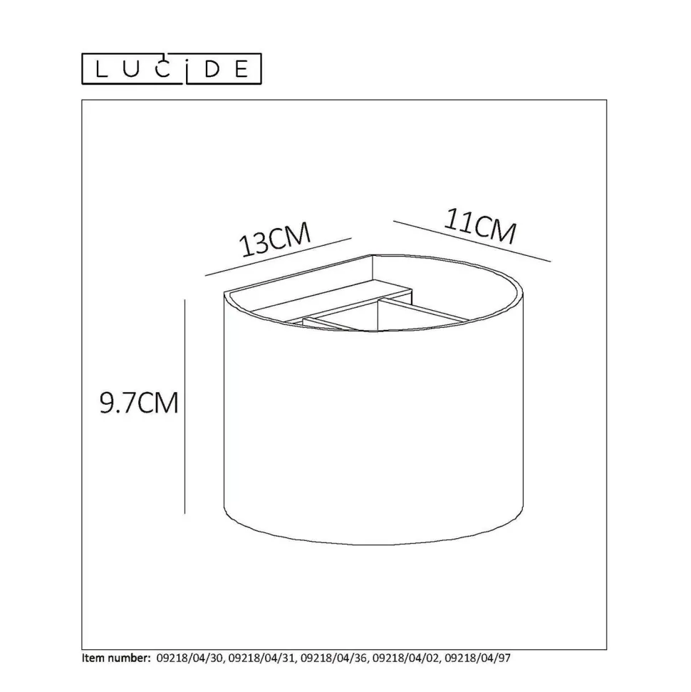Lucide Wandlamp Xio