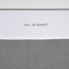 Meyco Baby Ledikantlaken Ssst...Ik Slaap!! 100X150 Grey