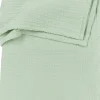 Meyco Hydrofiele Baby Ledikantlaken 100X150Cm Soft Green