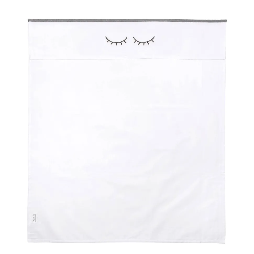 Meyco Sleepy Eyes Wieglaken 75X100 Cm Grijs