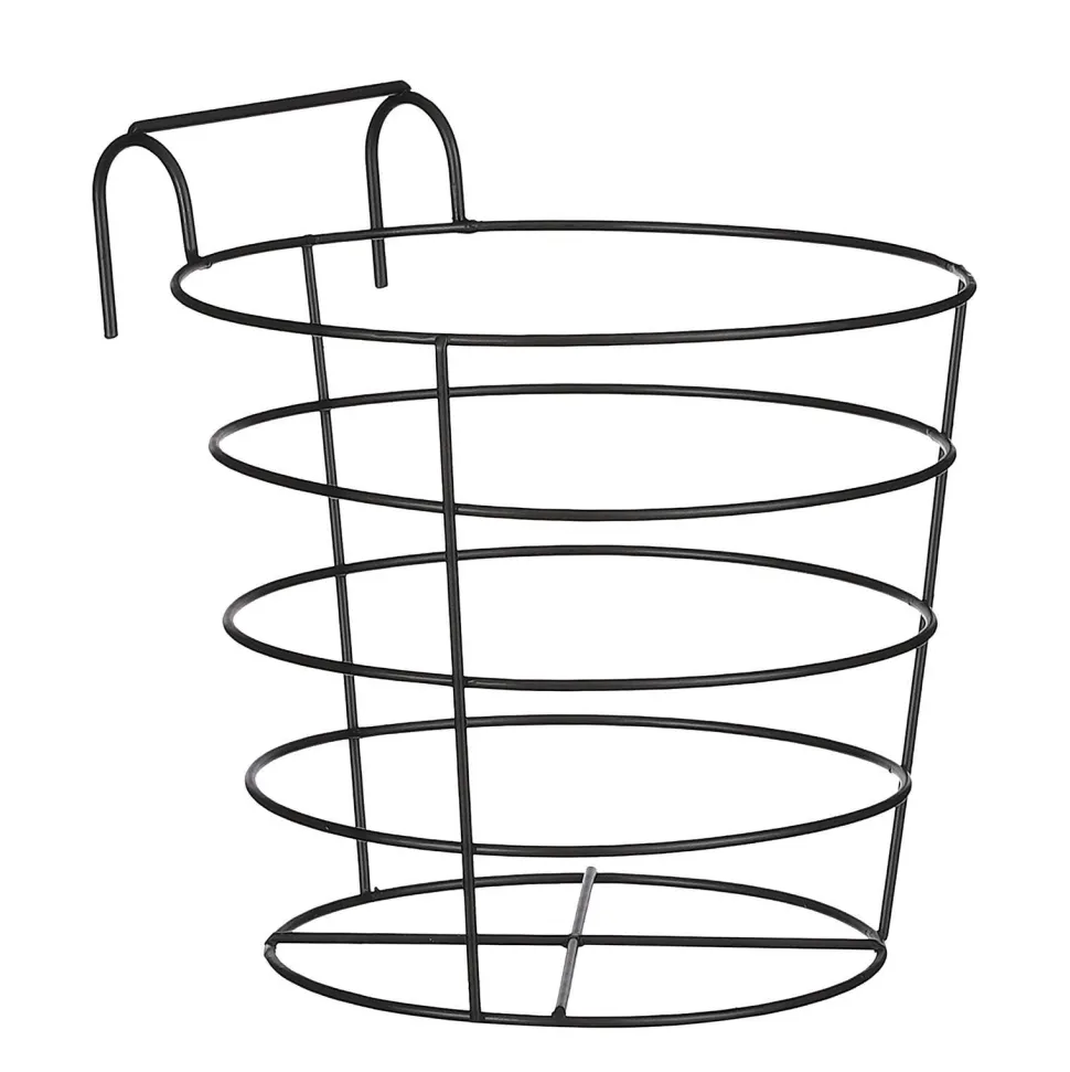 Mica Decorations Callee Mand Muurhanger Zwart - (L19Xb22Xh19,5 Cm)