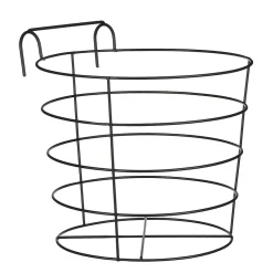 Mica Decorations Callee Mand Muurhanger Zwart - (L23,5Xb26Xh23,5 Cm)