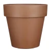 Mica Decorations Orion Bloempot Rond Bruin - (H34Xo36 Cm)