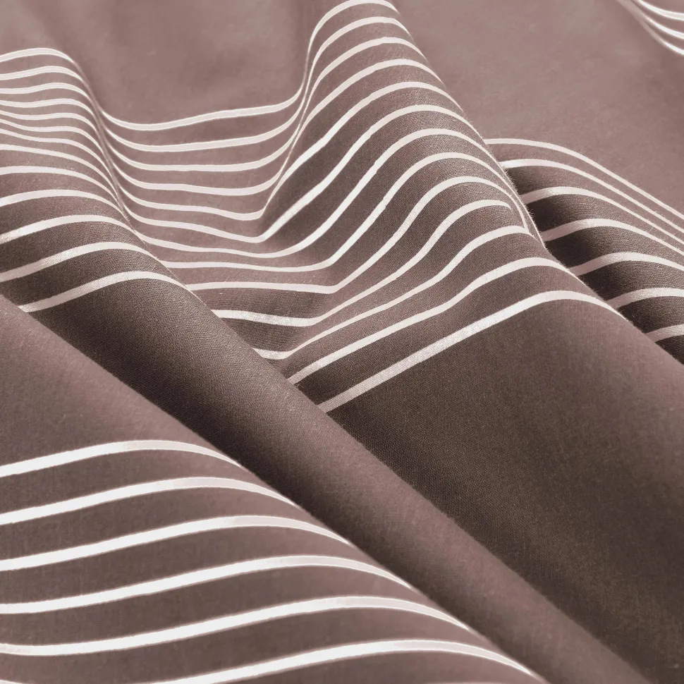 Nous Living Katoenen Dekbedovertrek Lits-Jumeaux Wide Stripe (240X220 Cm)