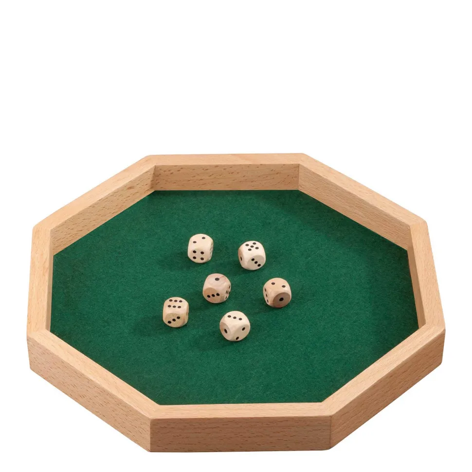 Philos Octagon Dobbelpiste (28Cm) Dobbelspel