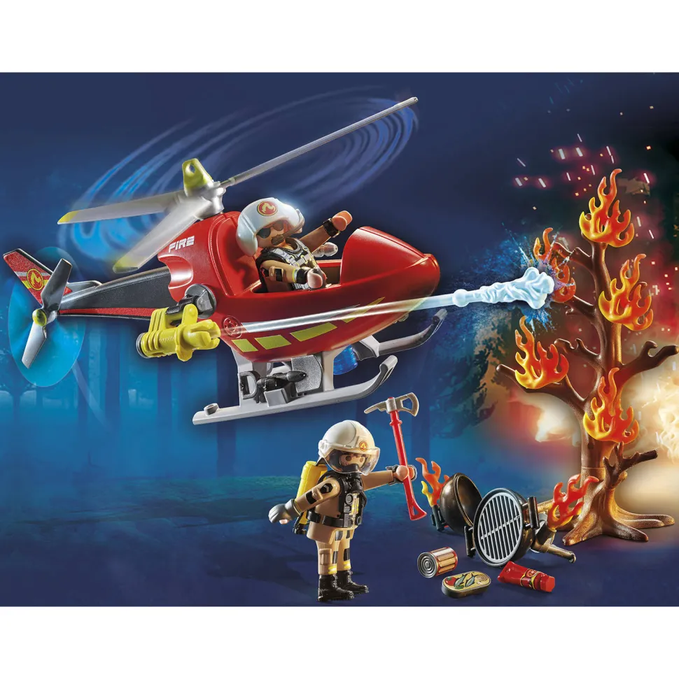 Playmobil City Action Brandbestrijding Helikopter - 71195