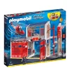 Playmobil City Action Grote Brandweerkazerne Met Helicopter