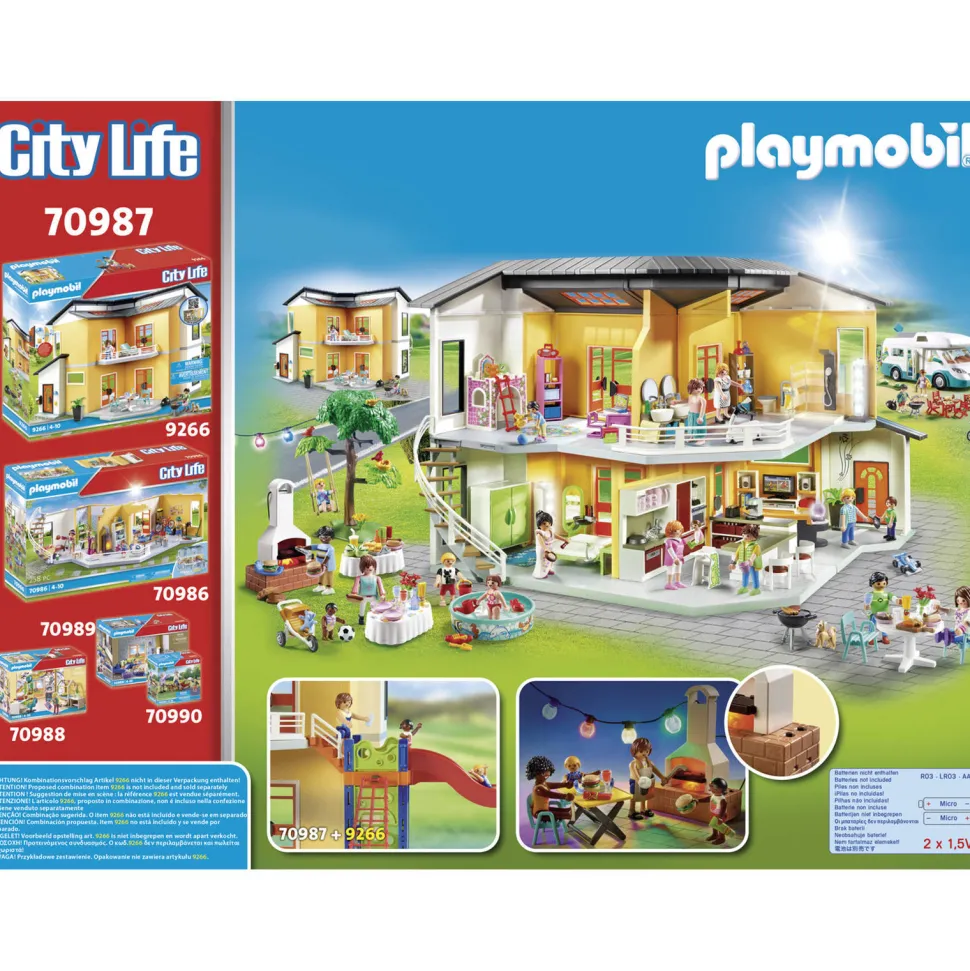 Playmobil City Life Zwembadfeest Met Glijbaan 70987