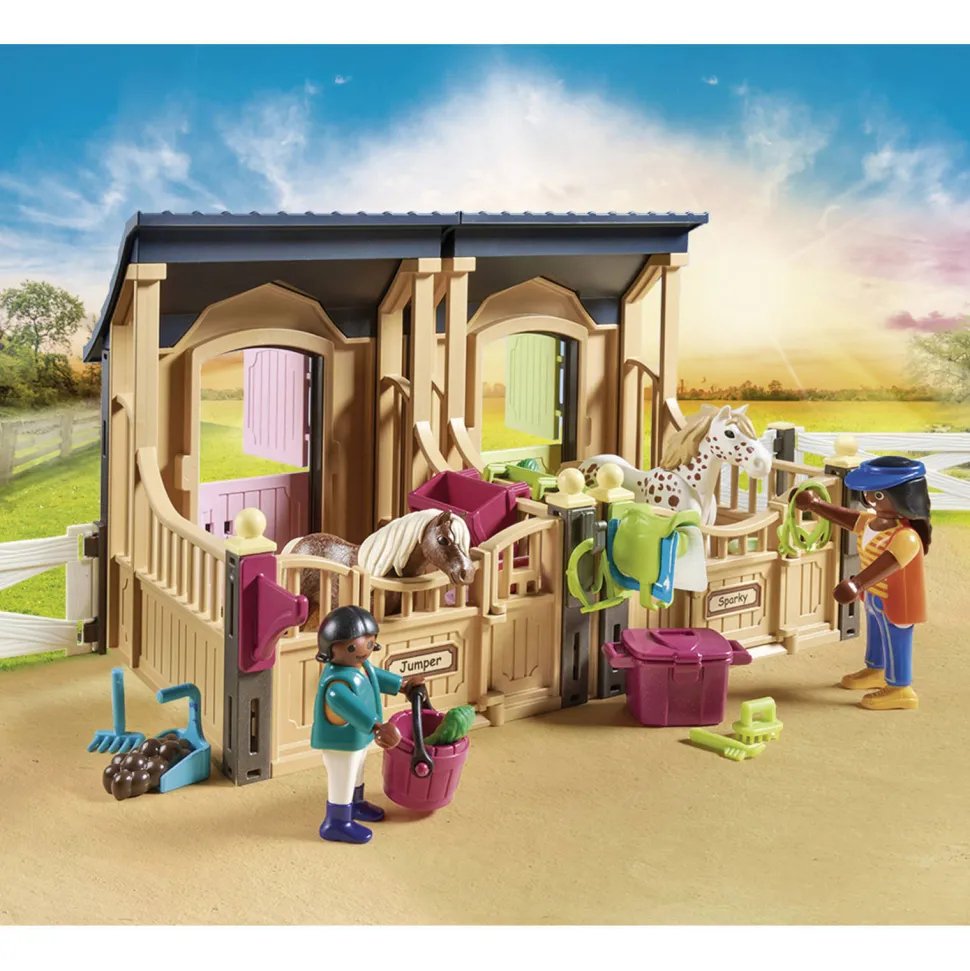 Playmobil Country Rijlessen Met Paardenboxen 70995
