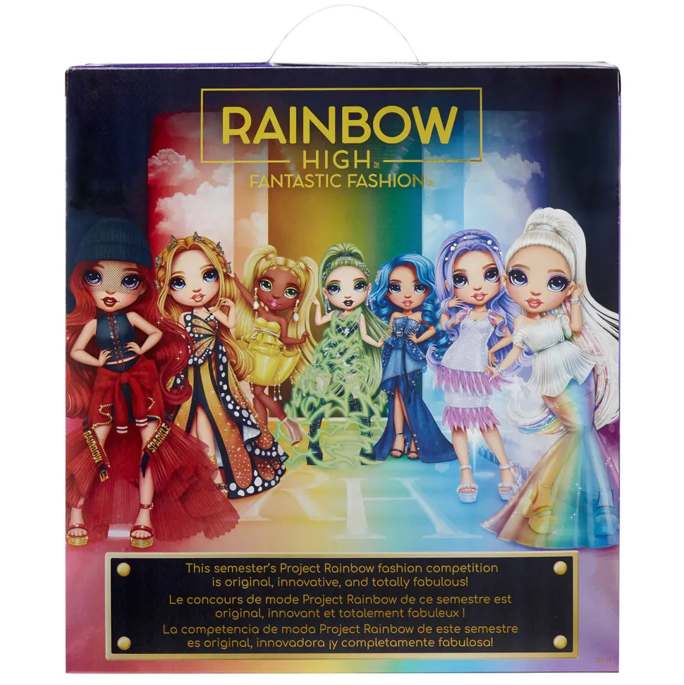 Rainbow High Fantastic Fashion Violet Willow - Paarse Pop