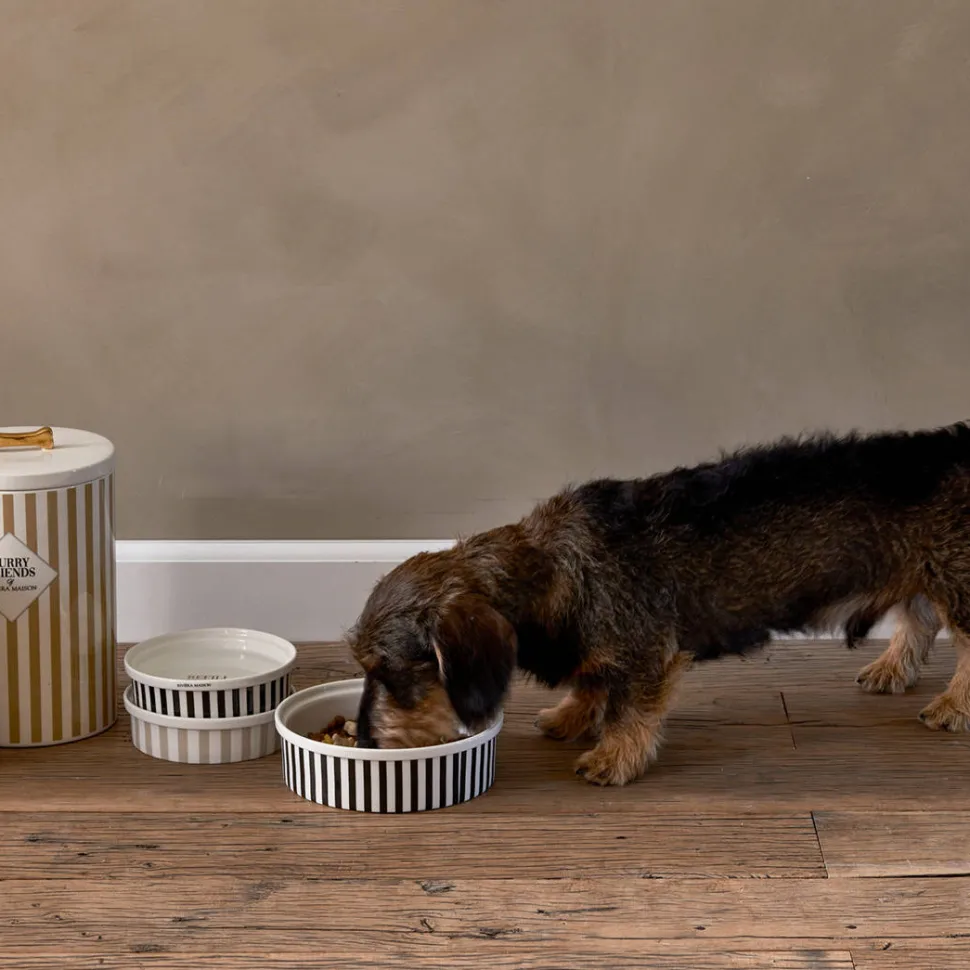Riviera Maison Honden Voerbak - Bone Appetit Dog Bowl - L (O 20X6 Cm)