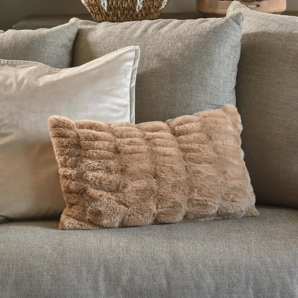Riviera Maison Sierkussenhoes Belfort Faux Fur (30X50 Cm)