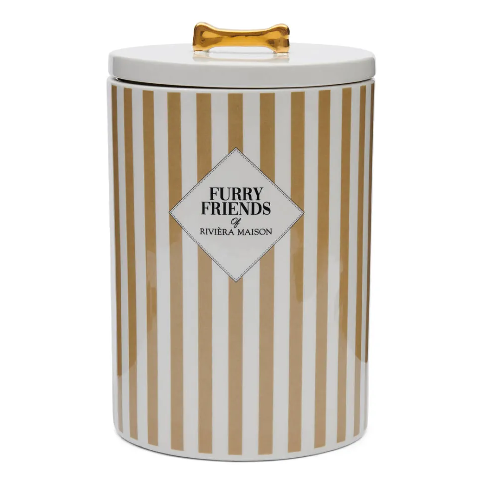 Riviera Maison Voorraadpot - Furry Friends Dog Food Storage Jar (17,5X28 Cm)