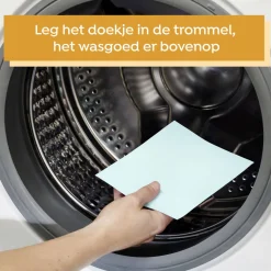 Robijn Classics Stralend Wit Wasmiddeldoekjes - 4 X 16 Wasstrips - Voordeelverpakking - 64 Wasbeurten