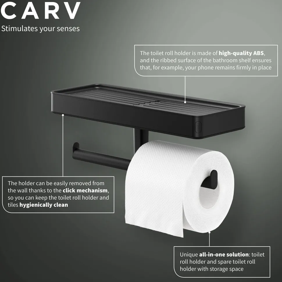 Tiger Toiletrolhouder Carv