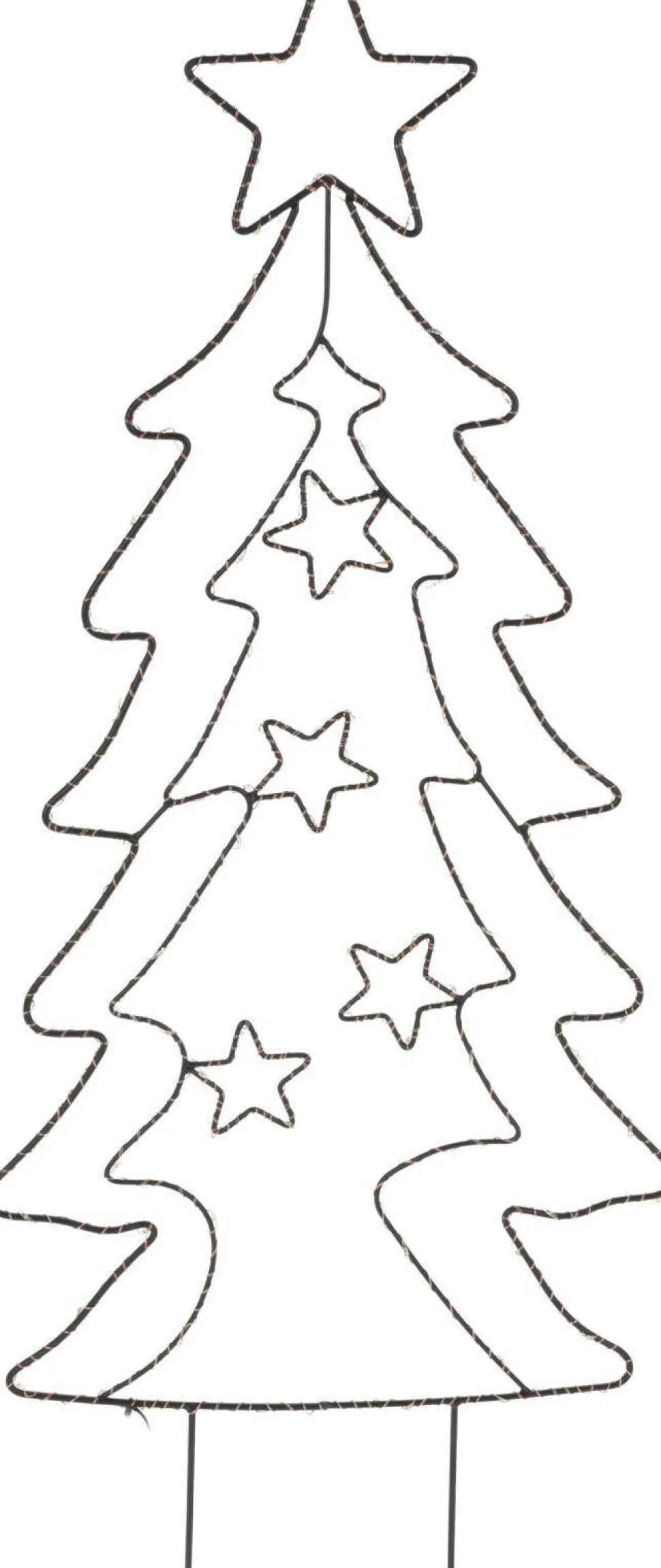 W Tuinsteker Kerstboom (90 Led)