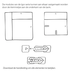 Wehkamp Home Igor Modulair Bankelement (Hoek Rechts)