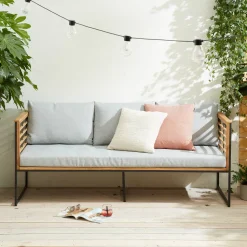 Wehkamp Home Teak 3-Zits Loungebank Leon