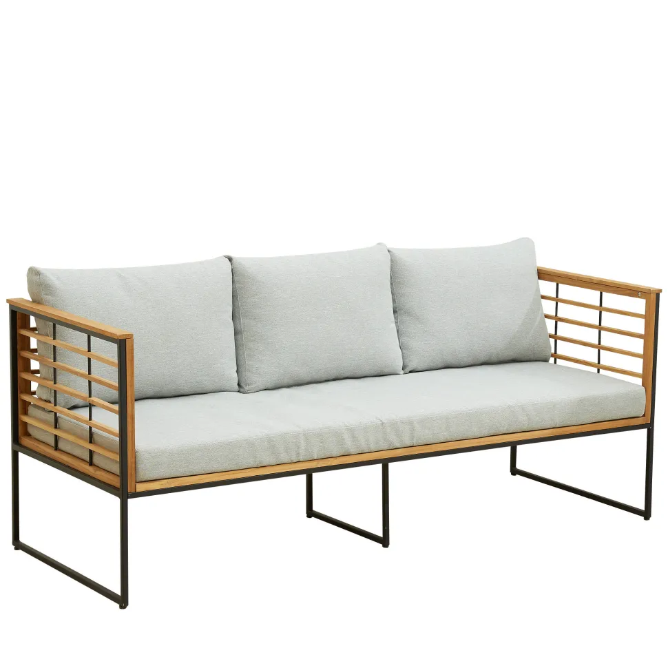 Wehkamp Home Teak 3-Zits Loungebank Leon