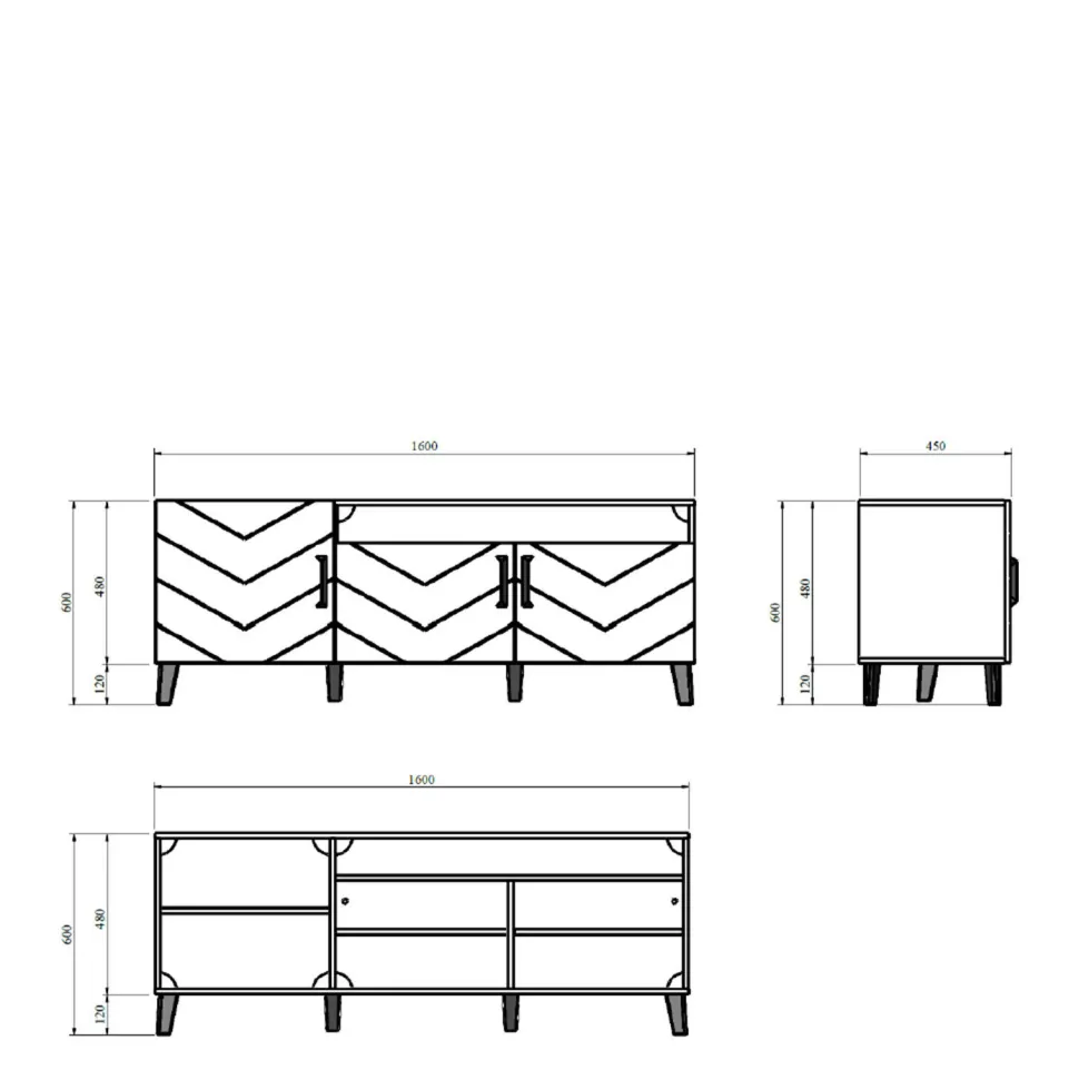 Wehkamp Home Tv-Meubel Silk