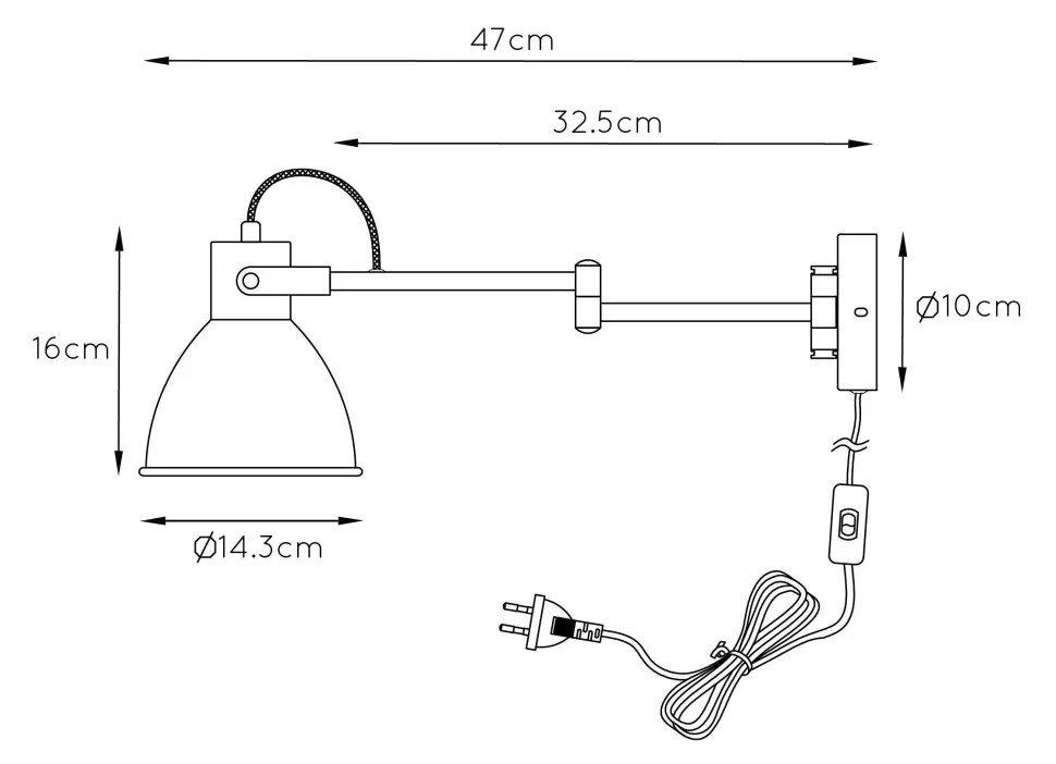 Wehkamp Home Wandlamp Ray