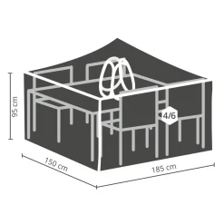 Winza Outdoor Covers Tuinmeubelhoes Tuinset M + Bobbin