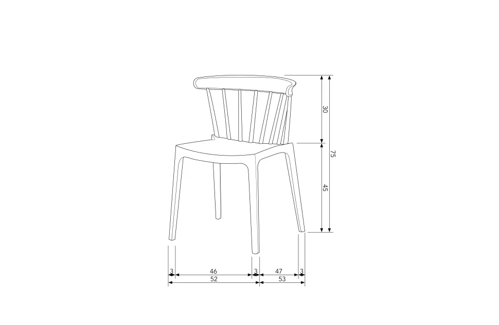 Woood Tuinstoel Bliss (Set Van 2)