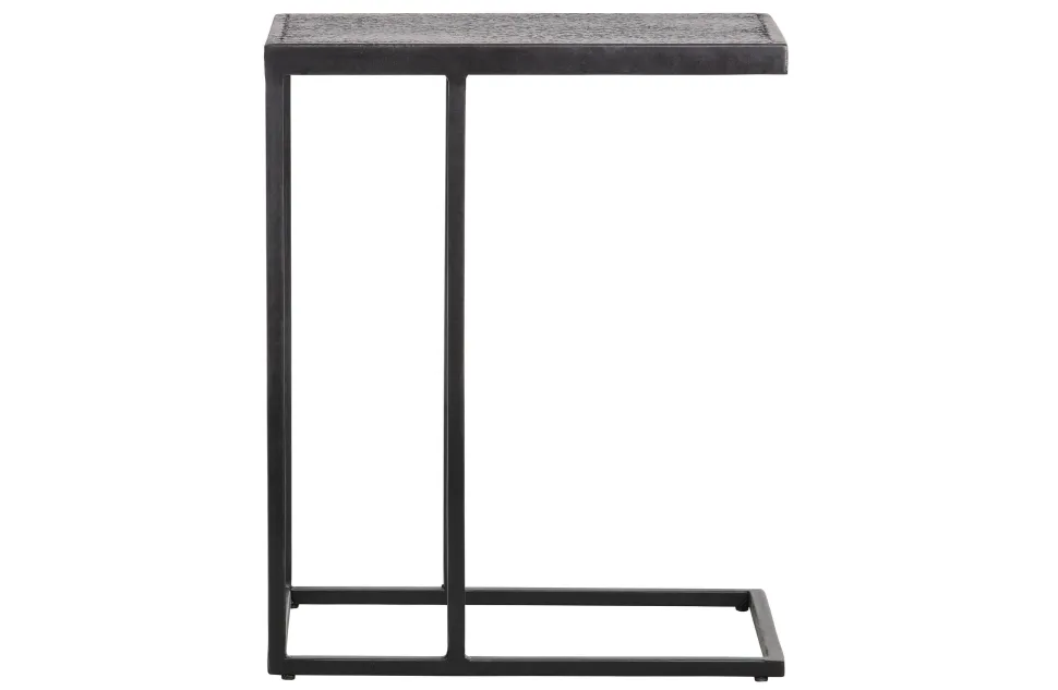 Woood Woood Febe Bijzettafel U Vorm - Metaal - Zwart - 55X45X35